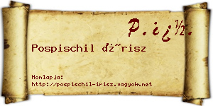 Pospischil Írisz névjegykártya